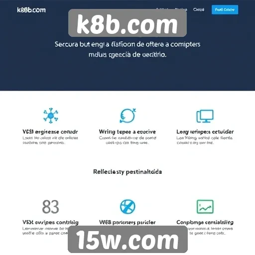 Análise das funcionalidades do site k8b.com